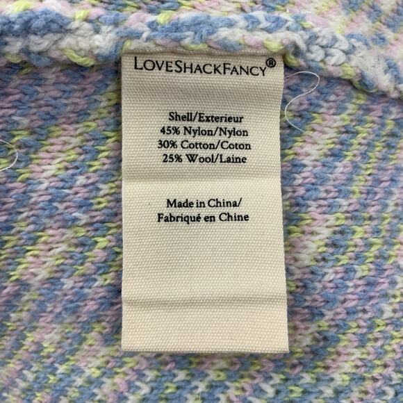 LOVE SHACK FANCY Size XS White & Multi-Color Nylon Blend Plaid A-Line Mini Skirt - Picture 4 of 6
